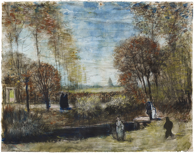 'De tuin van de pastorie te Nuenen', Vincent van Gogh