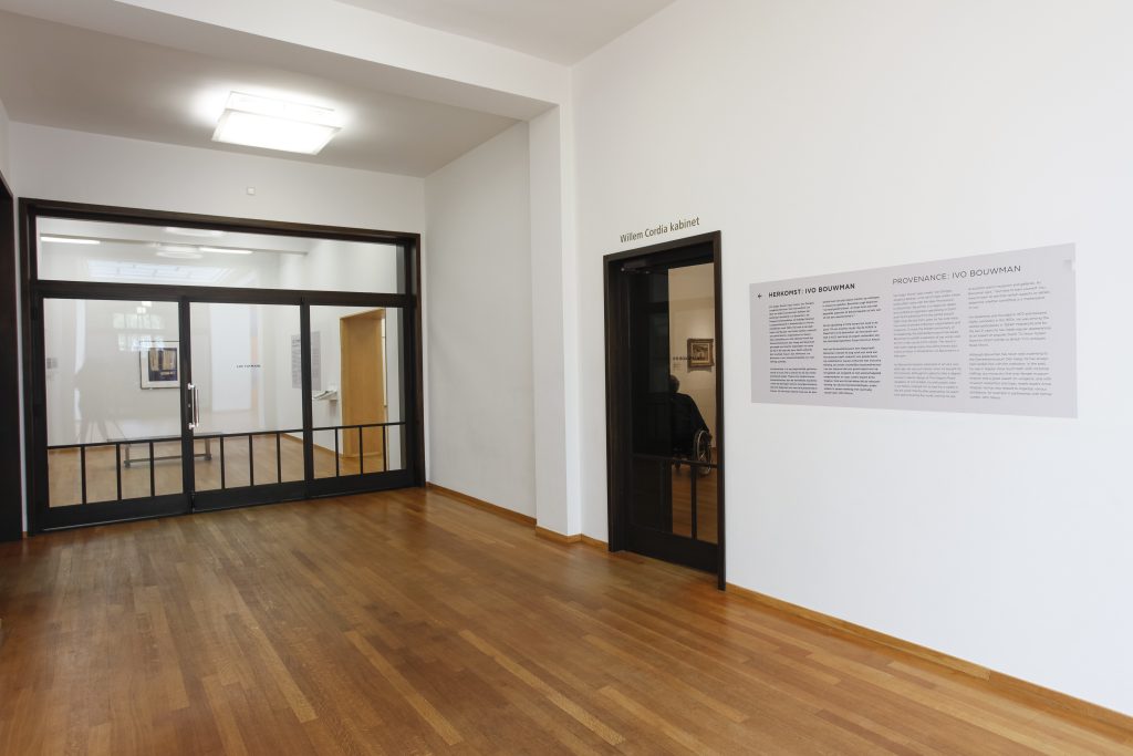 Herkomst: Ivo Bouwman, jubileumtentoonstelling 14 februari - 12 mei 2013