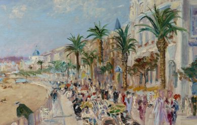 Lucien Adrion - La Croisette à Cannes, 1930