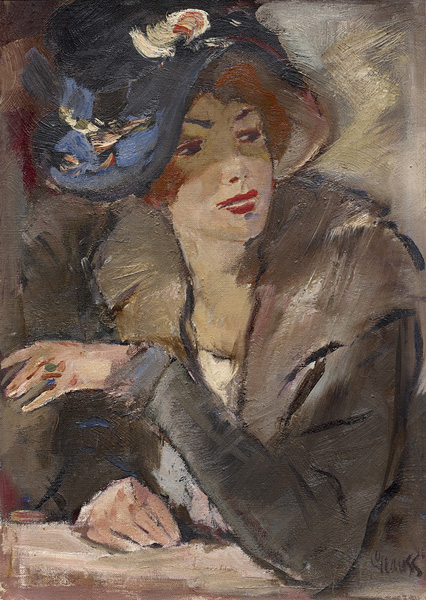 Portret van een jonge vrouw