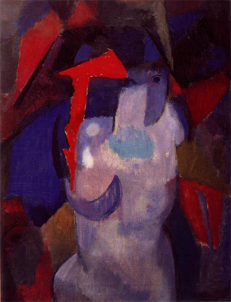 Kubistisch halfnaakt, 1913