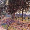 Zandweg met bomen, 1908