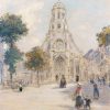 Église et place animée