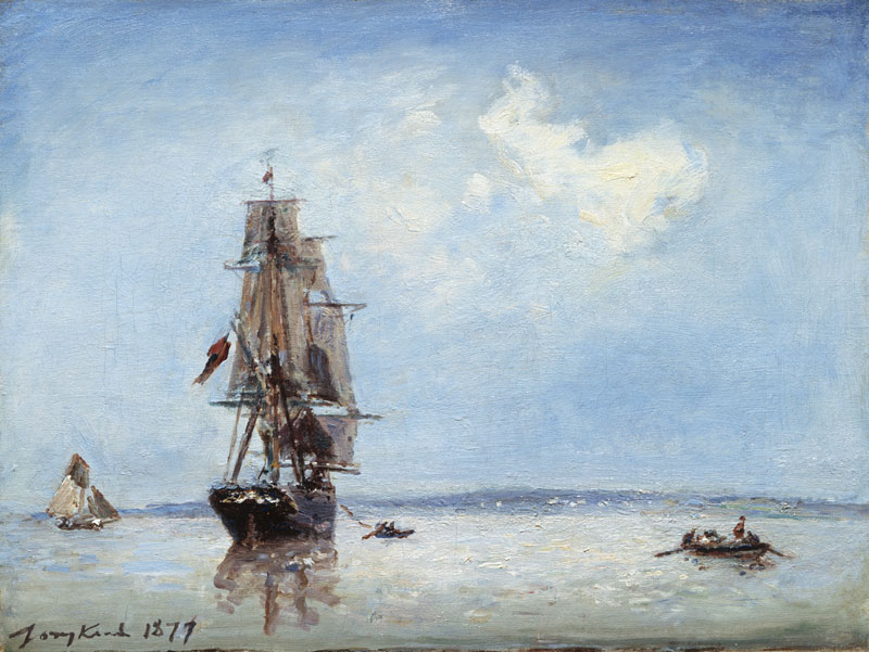 Entrée du Port d’Honfleur ( marée montante) 