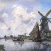 Canal près de Rotterdam