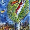 Le couple dans le bouquet vert