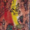 Scène de cirque jaune et rouge
