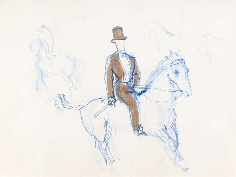 Monsieur Loyal à cheval