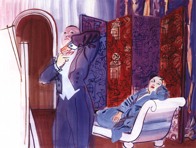 Le départ pour la soirée