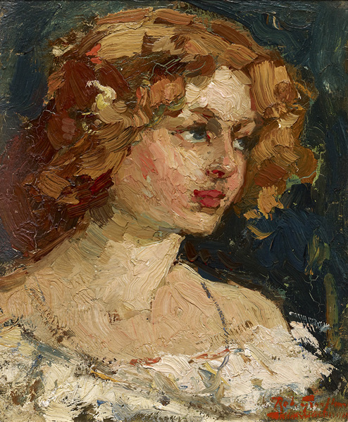 Portret van een jonge vrouw