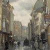 Wagenstraat met theater Scala in Den Haag