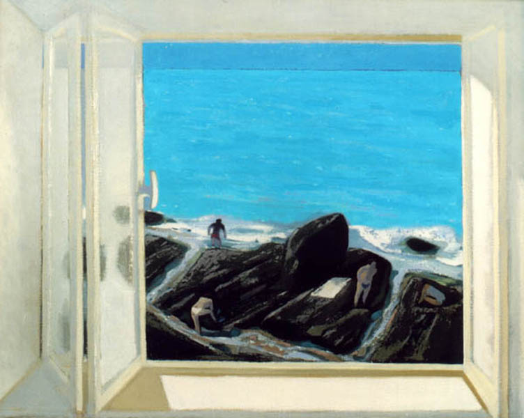 Raam op zee (Castiglioncello)