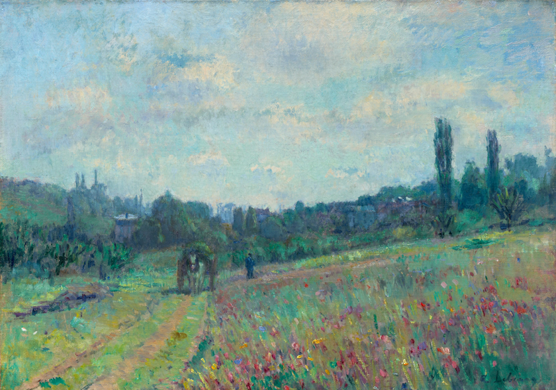 Le printemps à Vétheuil, le vallon fleuri