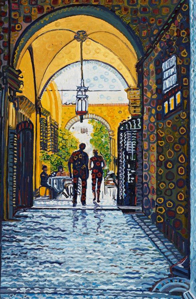 Jos and Melanie in Lucca