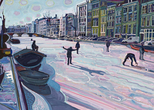 Skating in the Canals, Amsterdam