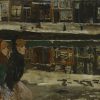 Twee vrouwen langs een gracht