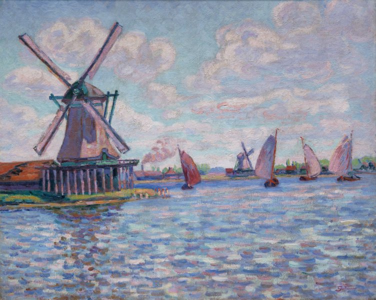 Moulins en Hollande près de Zaandam