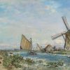 Canal près de Rotterdam, printemps
