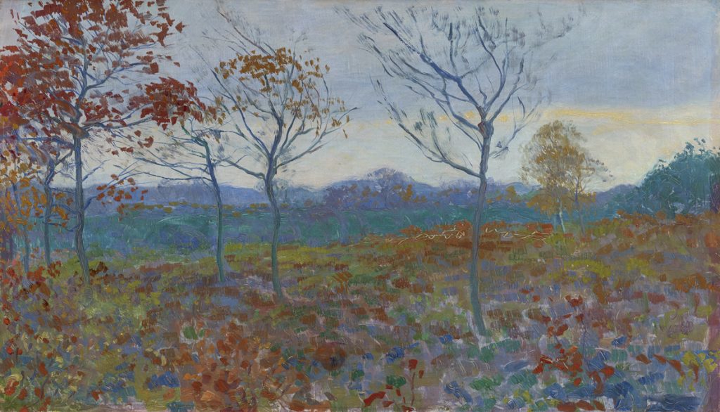 Herfstlandschap van Leo Gestel