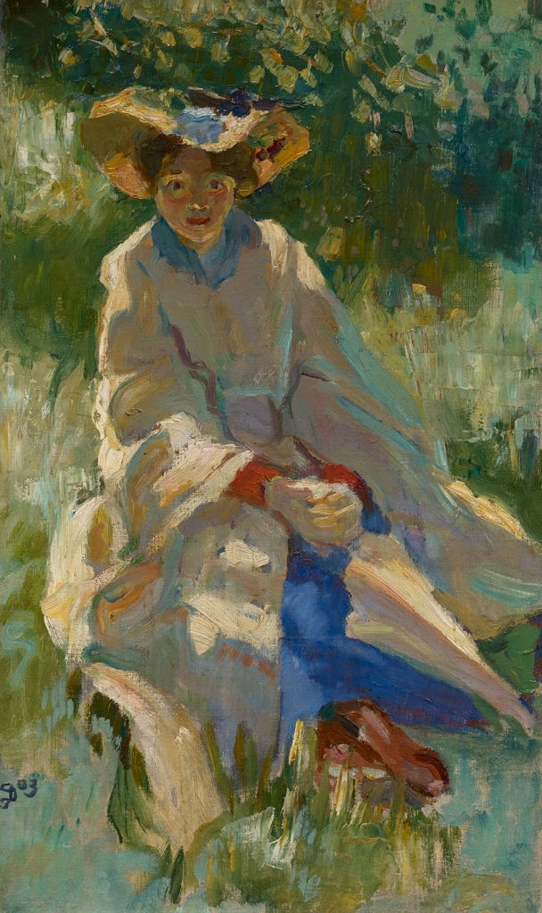 Portret van Bertha Langerhorst, 1903