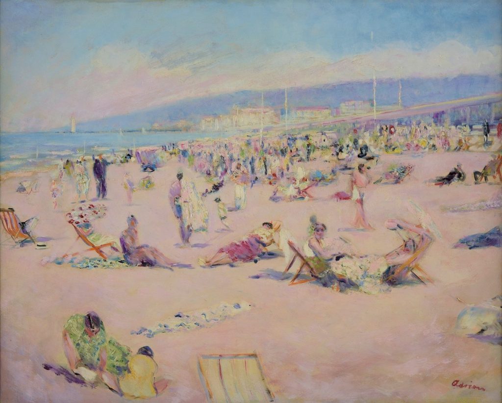 La plage de Deauville