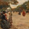 Un dimanche sûr les Champs d'Elyseés
