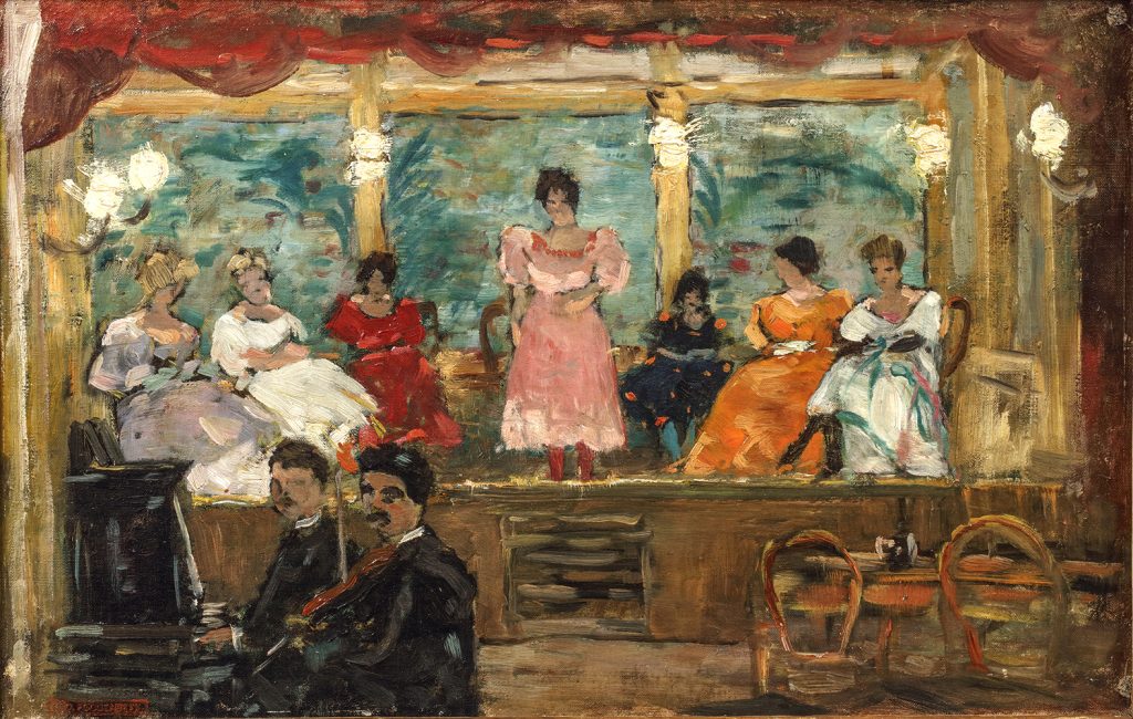 Café concert in de Nes te Amsterdam