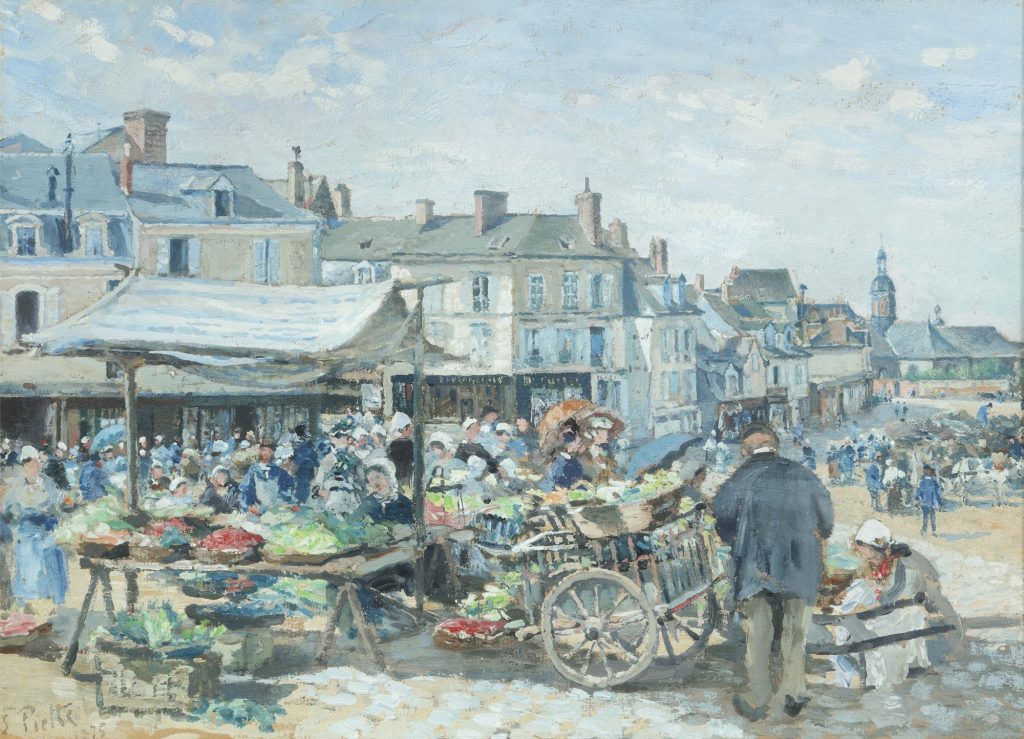 Le Marché à Le Mans, 1875