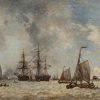 L’Escaut près d’Anvers (Le Port d’Anvers), 1867