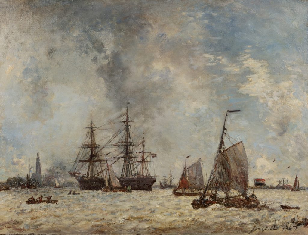 L’Escaut près d’Anvers (Le Port d’Anvers), 1867