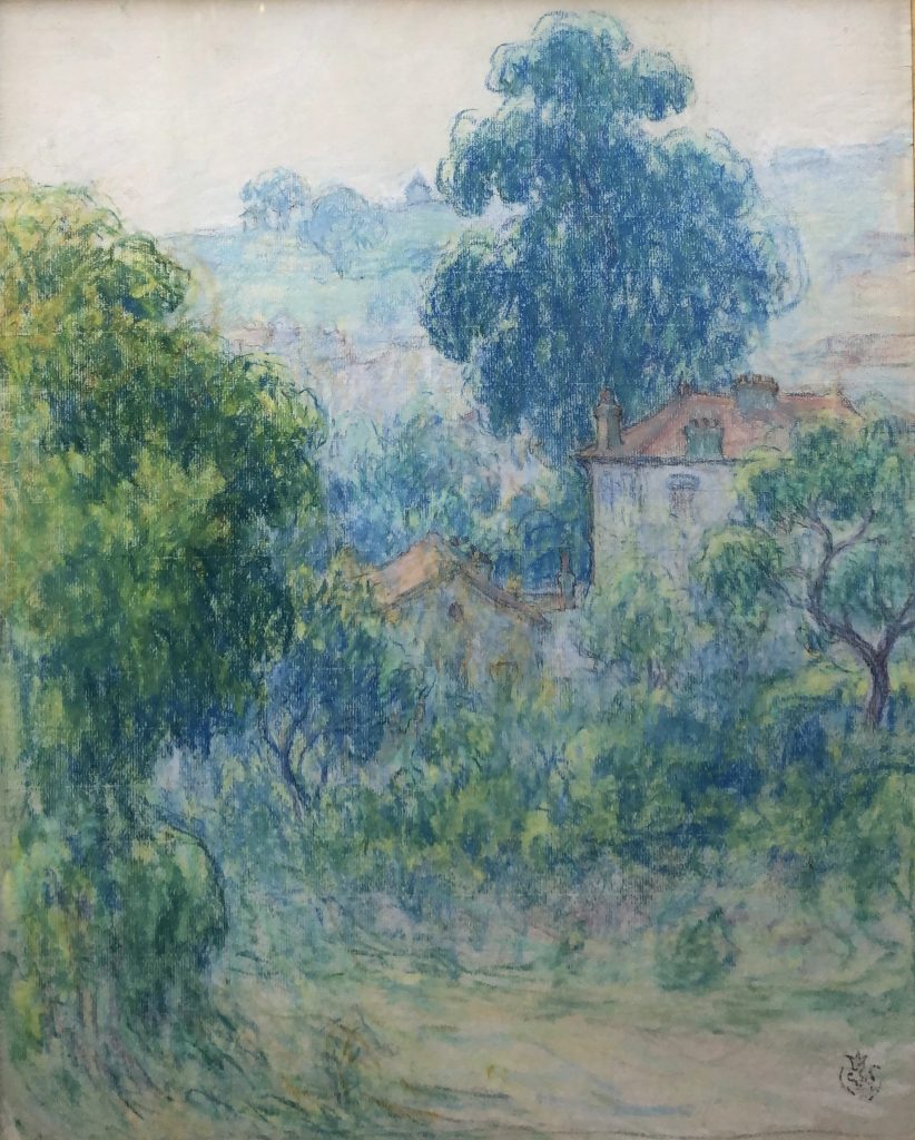 Maisons dans un jardin