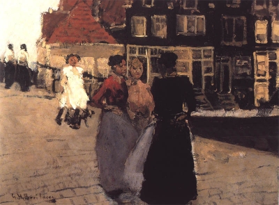 George Hendrik Breitner - Op de Lindengracht - VERKOCHT