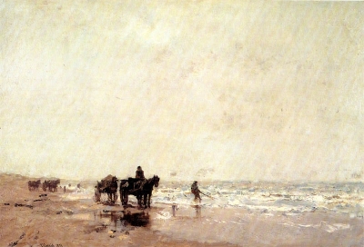 Maris, Jacob - Vissers aan het strand