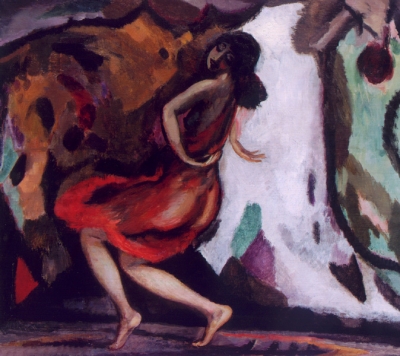 Sluijters, Jan - Danseres, Gertrud Leistikow, ca. 1919-1920 - VERKOCHT