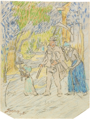 Toorop, Jan - Processie, 1908 - VERKOCHT