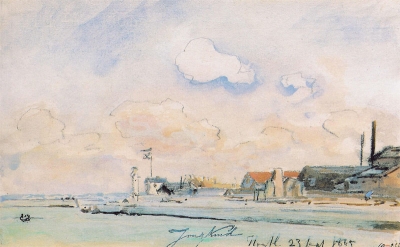 Jongkind, Johan Barthold - Honfleur - BESCHIKBAAR