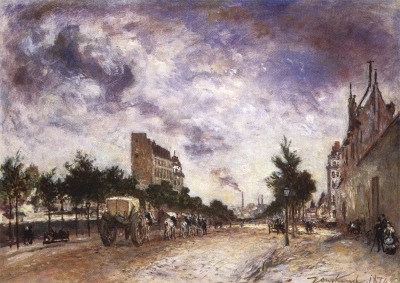 Jongkind, Johan Barthold - Boulevard de Port-Royal - VERKOCHT