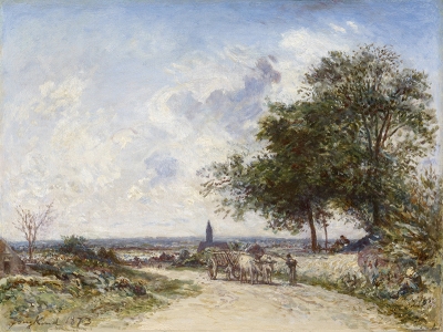 Jongkind, Johan Barthold - La Route à Saint-Eloy-sur-Loire - VERKOCHT