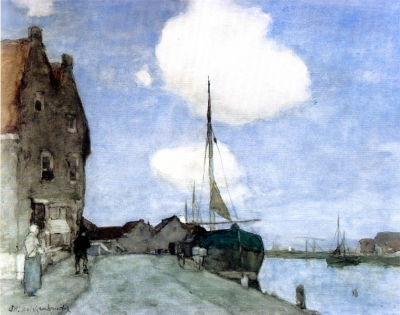 Weissenbruch, Johan Hendrik - Bij Haarlem - VERKOCHT
