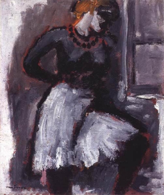 Dongen, Kees van - Femme rattachant son jupon