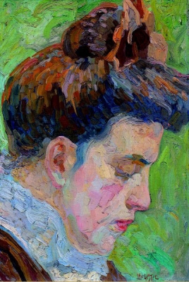 Leo Gestel - Portret van Anna, zuster van Leo Gestel - VERKOCHT