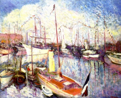 Adrion, Lucien - Port de Saint Tropez - VERKOCHT