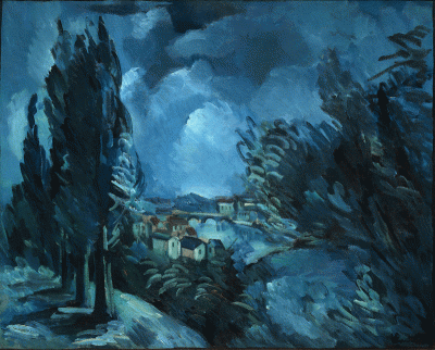 Maurice de Vlaminck - Paysage bleu - VERKOCHT