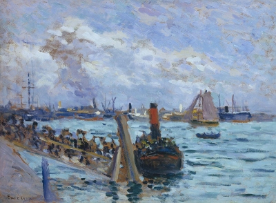 Luce, Maximilien - Le port de Rotterdam