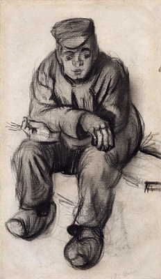 Vincent van Gogh - Zittende boer