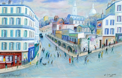 James, Willy - Montmartre, rue Saint-Vincent