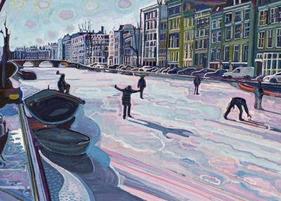 Skating in the Canals, Amsterdam