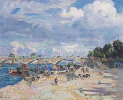 La seine à Charenton - VERKOCHT