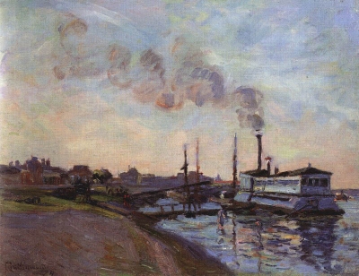Riviergezicht ter hoogte van Ivry-sur-Seine