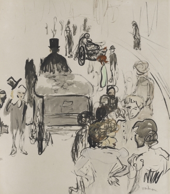 Dongen, Kees van - Straattafereel Parijs ca 1906